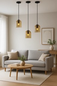 Висяща лампа APP1704-1PC Amber