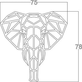 Декорация на стена Elephant