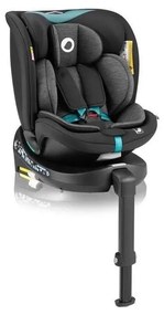 Lionelo - Автокресло с базой, поворотное NAVY i-Size 40-150 см черно/тюркоаз