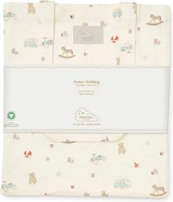 Светложълто детско спално бельо за детско креватче от органичен памук 100x140 cm Vintage Toys – Cam Cam Copenhagen