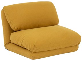 Разтегателен фотьойл Marza, 209x78 cm - Горчица