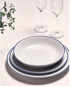 Бяла порцеланова чиния ø 27 cm Basic White – BonBistro