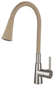 Смесител за кухня ICF 7108223 HAVANA BEIGE, месингов, бежов, 22x38см