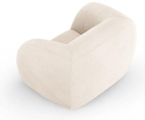 Кремав фотьойл от плат букле Essen - Cosmopolitan Design