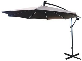 Градински чадър Banana Style с 8 LED ребра TLB017-300 Butternut 3м