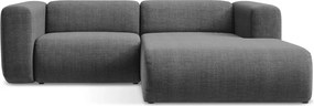 Сив ъглов диван (десен ъгъл) Ekahi – Makamii