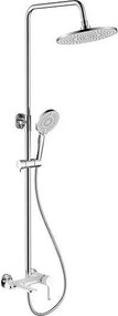 Душ система PHOENIX-N, бял / хром