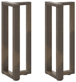 Sonata H Конзолна маса крака T-образна 2 бр. естествена 25x28x(72-73) см