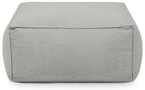 Светлосив пуф от букле Mass – SLOWDOWN