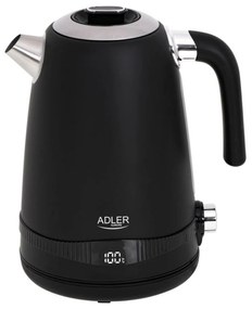 Чайник Adler AD 1295b Черен Неръждаема стомана 2200 W 1,7 L