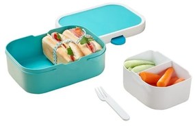 Комплект детска кутия за закуски и бутилка за вода с еднорог - Mepal