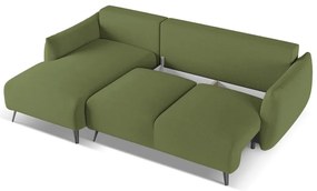 Зелен ъглов диван (ляв ъгъл) Malie – Makamii