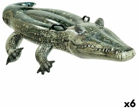 Надуваема Фигура за Басейн Intex Крокодил 86 x 20 x 170 cm (6 броя)