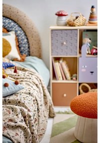 Детски шкаф за книги от масивна дървесина Pavlovnia в естествен цвят 55x89,5 cm Calle - Bloomingville Mini