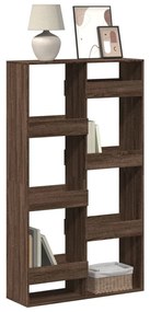 3309408 vidaXL Библиотека, кафяв дъб, 100x33x175 см, инженерно дърво