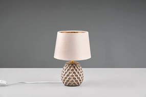 Бежова настолна лампа (височина 27 cm) Ariana - Reality