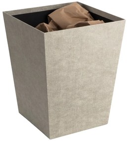Бежово кошче за боклук Sofia Canvas Paper Laminate – Bigso
