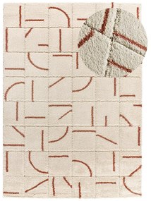 Килим в тухлен и кремав цвят 60x120 cm Brenda – Universal