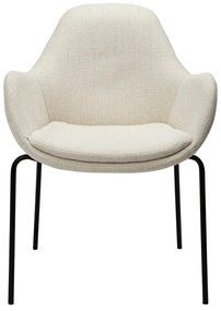 Кремав стол от плат букле Zimmer – DAN-FORM Denmark