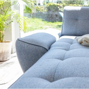 Светлосин разтегателен диван променлив ъглов диван Dazzling Daisy - Miuform