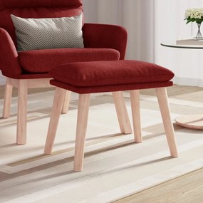 341432 vidaXL Табуретка, виненочервена, 45x29,5x35 см, текстил