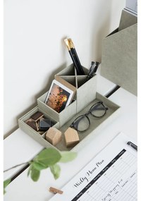 Бежов органайзер за бюро от 4 части Lena - Bigso Box of Sweden