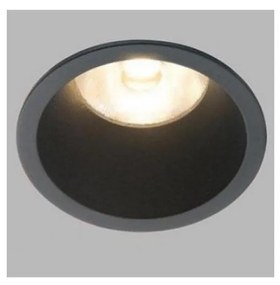 LED2 - LED Луничка за вграждане в баня RAY LED/10W/230V черна IP44