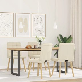 3315202 vidaXL Трапезни столове, 4 бр, лен
