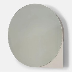 Кафяво-сив метален стенен/с огледало шкаф за баня 55x55 cm Sonnet – Spinder Design