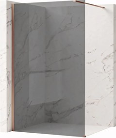 Параван за душ Rea Flexi Grey / Brush Copper 110