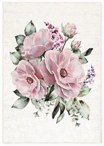 Розов/кремав миещ се килим 100x140 cm New Carpets - Oyo home