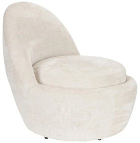 Кремаво кресло Nash – White Label