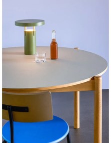 Кръгла трапезна маса от масивен дъб ø 115 cm Oblique – Hübsch