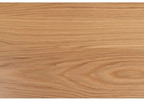 Кръгла масичка за кафе в черен и естествен цвят с дъбов плот ø 120 cm Soli – Actona