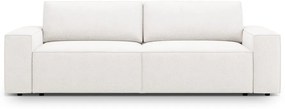 Бял разтегателен диван от букле 247 cm Jodie – Micadoni Home