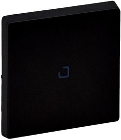 Legrand Лицев панел за ключ/бутон с индикация цвят Черен Valena Life  - 756102