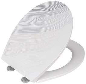 Тоалетна чиния с автоматично затваряне 38 x 44,5 см Menin – Wenko