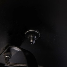 Индустриален прожектор черен с месинг 3-светлина - Haicha