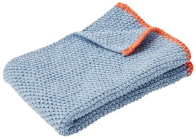 Синя памучна кърпа за чай Thea, 40 x 60 cm - Hübsch