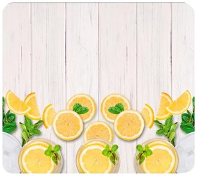 Стенно покритие за печка от закалено стъкло 50x56 cm Lemons – Wenko