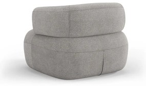 Светлосиво кресло от плат букле Jenny – Micadoni Home