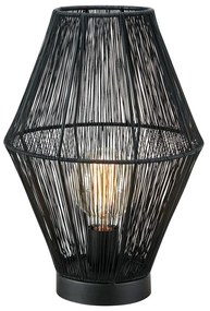 Черна настолна лампа с метален абажур (височина 38 cm) Casa - Markslöjd