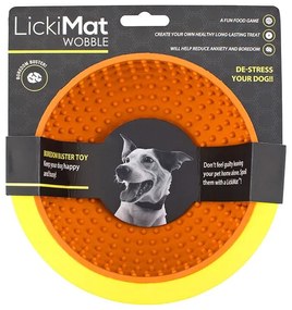 Облизване на купа Wobble Orange - LickiMat