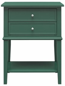 Зелено нощно шкафче Franklin – Støraa