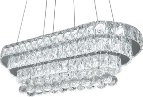 Кристален полилей LED 102W c дистанционно управление APP417-CP