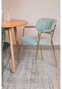 Светлозелени трапезни столове в комплект от 2 Jolien - White Label