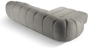 Светлосив ъглов диван (ляв ъгъл) Diana – Micadoni