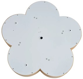 Детска таванна лампа дърво с бяло - Lucille