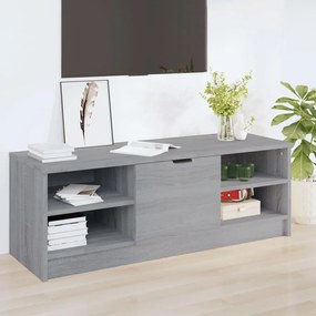817085 vidaXL ТВ шкаф, сив сонома, 102x35,5x36,5 см, инженерно дърво