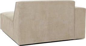 Бежов велурен модул на дивана (ляв ъгъл) Sting - Scandic